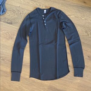 American Apparel button Henley